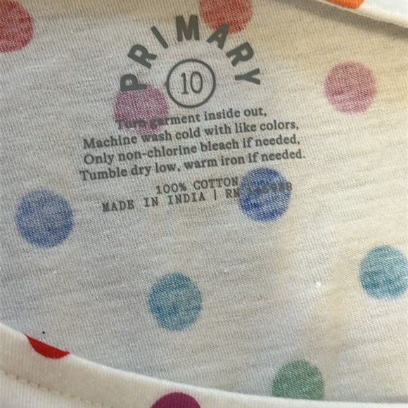 Colorful Striped and Polka Dot Girls Primark Dresses, size 10, Like New - Picture 3 of 3